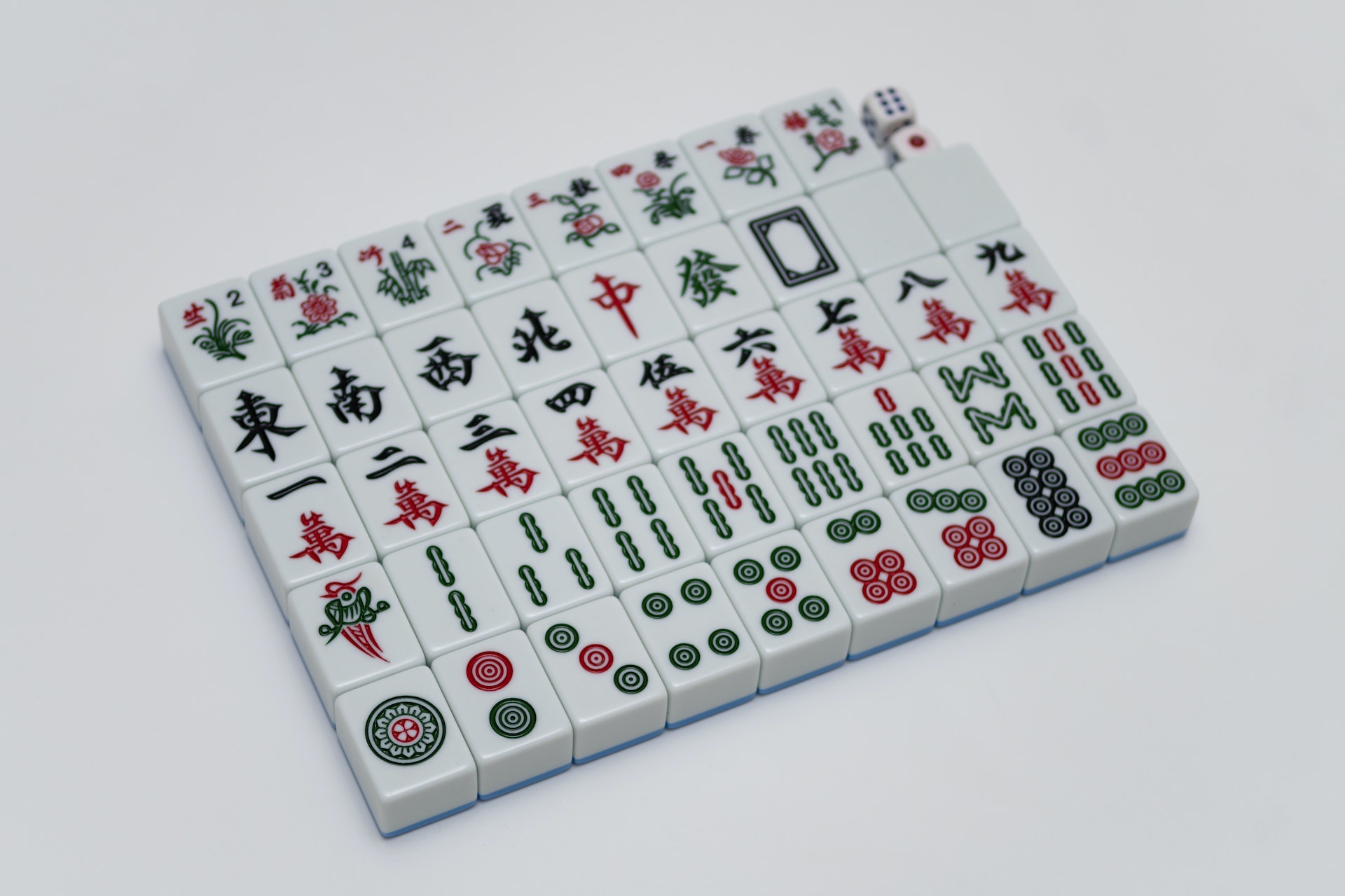 Traditional Mahjong Set with Instructions